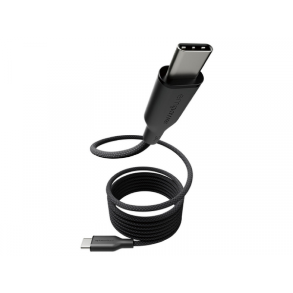 Empower by PanzerGlass Magnetic 240W USB-C to USB-C 1,5m-es töltőkábel (EM68208) asztrofekete